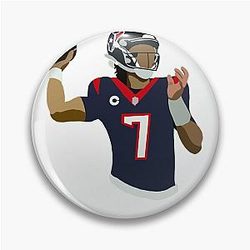 CJ Stroud Throwing a Football Pin