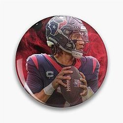 CJ Stroud Houston Sports Art Pin