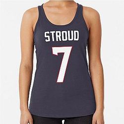 C.J. Stroud 7 Texans Racerback Tank Top