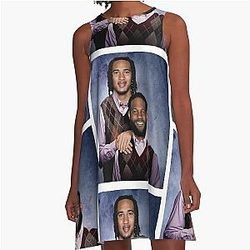 C.J. Stroud Nico Collins Football A-Line Dress