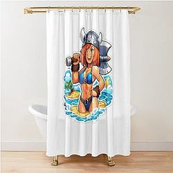 Valkyrie Clash Royale Shower Curtain