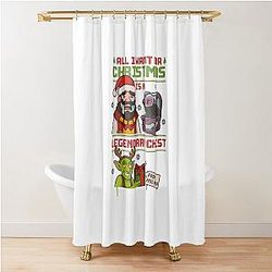Clash Royale Christmas All I Want For Christmas Legends Chest Shower Curtain