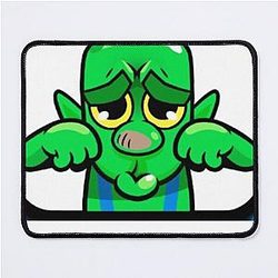 Clash Royale Funny Gobling Emote, You Crying? T-Shirt Mouse Pad