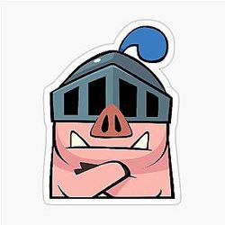 Helmet Royal Hog - Clash Inspired Design Sticker