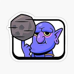 Bowler Basketball Clash Royale Inspired Design Sticker