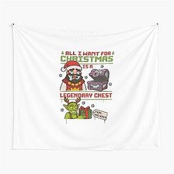Clash Royale, All I Want for Christmas is Legendaries Chest Tapestry
