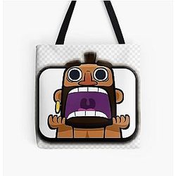 Hog Rider Scream Clash Royale T-Shirt All Over Print Tote Bag