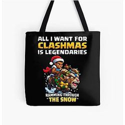 Clash Royale All I Want for Christmas is Legendaries Tote Bag