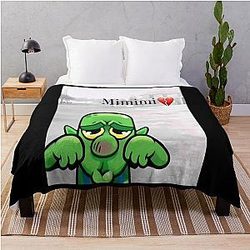 Mimimi Crying Goblin Clash Royale Throw Blanket
