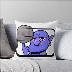 Bowler Basketball Clash Royal Inspired Design Throw Pillow