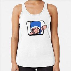 Dab Wizard Clash Royale Inspired Design Racerback Tank Top