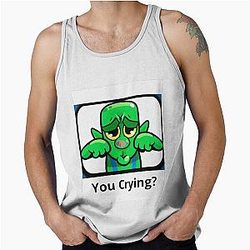 Clash Royale Funny Gobling Crying Emote You Crying T-Shirt Tank Top