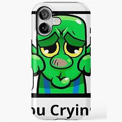 Clash Royale Gobling Emote You Crying? T-Shirt iPhone Case