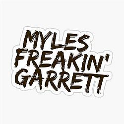 Myles Garrett Cleveland Browns Sticker