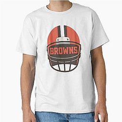 Helmet Hustle - Cleveland Browns Fan Gear Classic T-Shirt