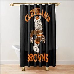 Art Cleveland Browns Shower Curtain