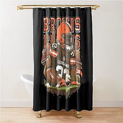 Art Cleveland Browns Shower Curtain