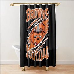 Art Cleveland Browns Shower Curtain