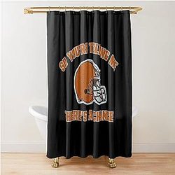Art Cleveland Browns Shower Curtain