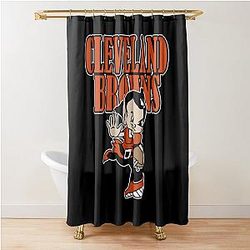 Art Cleveland Browns Shower Curtain