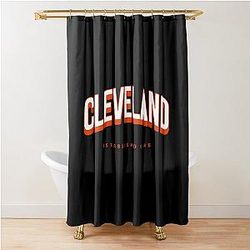 Art Cleveland Browns Shower Curtain
