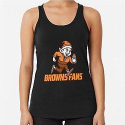 Art Cleveland Browns Racerback Tank Top