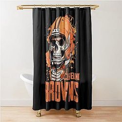 Art Cleveland Browns Shower Curtain
