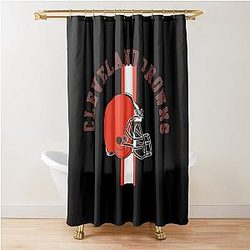 Art Cleveland Browns Shower Curtain