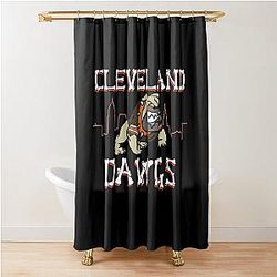 Art Cleveland Browns Shower Curtain