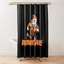 Art Cleveland Browns Shower Curtain