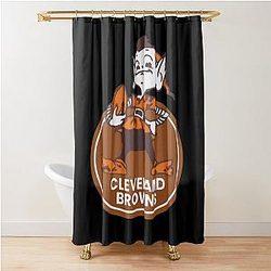 Art Cleveland Browns Shower Curtain