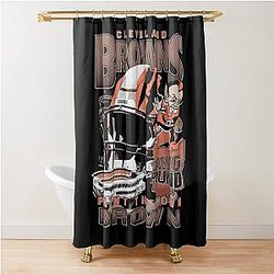 Art Cleveland Browns Shower Curtain