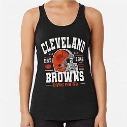 Art Cleveland Browns Racerback Tank Top