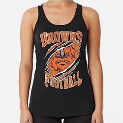 Art Cleveland Browns Racerback Tank Top