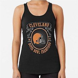 Art Cleveland Browns Racerback Tank Top
