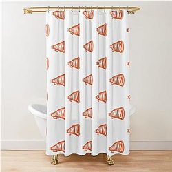 Vintage Megaphone - Cleveland Browns Wordmark Limited Edition Perfect Gift Shower Curtain with LOVE Cats