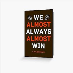 Cleveland Browns Football Welcome Card