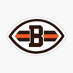 Cleveland Browns Football Perfect Gift Cat Sticker