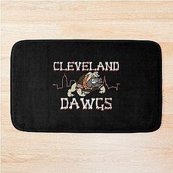 Art Cleveland Browns Bath Mat