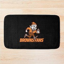 Art Cleveland Browns Bath Mat