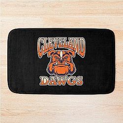Art Cleveland Browns Bath Mat