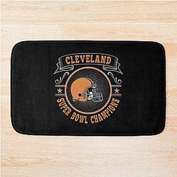 Art Cleveland Browns Bath Mat