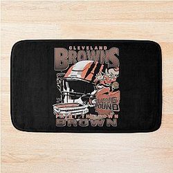 Art Cleveland Browns Bath Mat