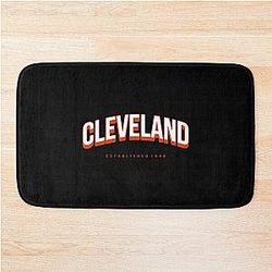 Art Cleveland Browns Bath Mat