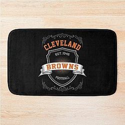 Art Cleveland Browns Bath Mat