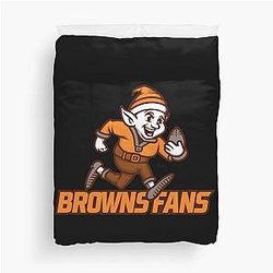 Art Cleveland Browns Duvet Cover