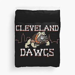 Art Cleveland Browns Duvet Cover