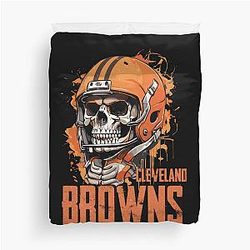 Art Cleveland Browns Duvet Cover