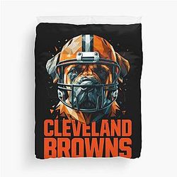 Art Cleveland Browns Duvet Cover