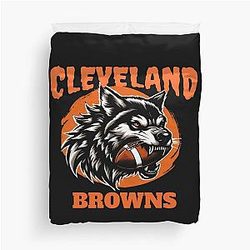 Art Cleveland Browns Duvet Cover